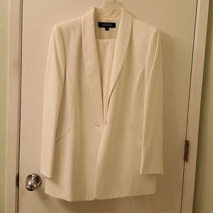 Cream colored Kasper suit blazer and Style & Co slacks Size 12 Petite